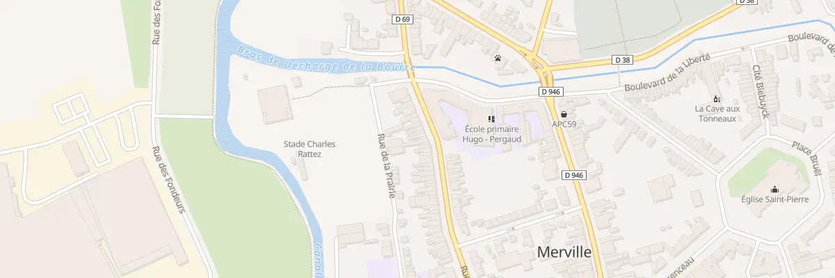 Plan du 81 Rue des Pretres à Merville