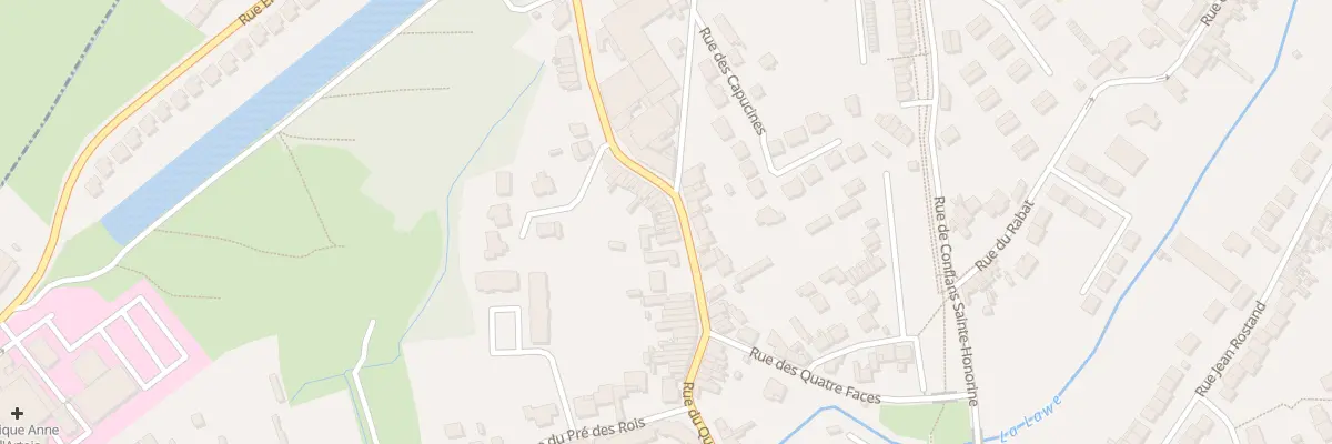 Plan du 239 Rue du Quai de Bruay à Béthune