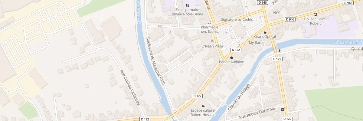 Plan du 15 Bd Foch à Merville