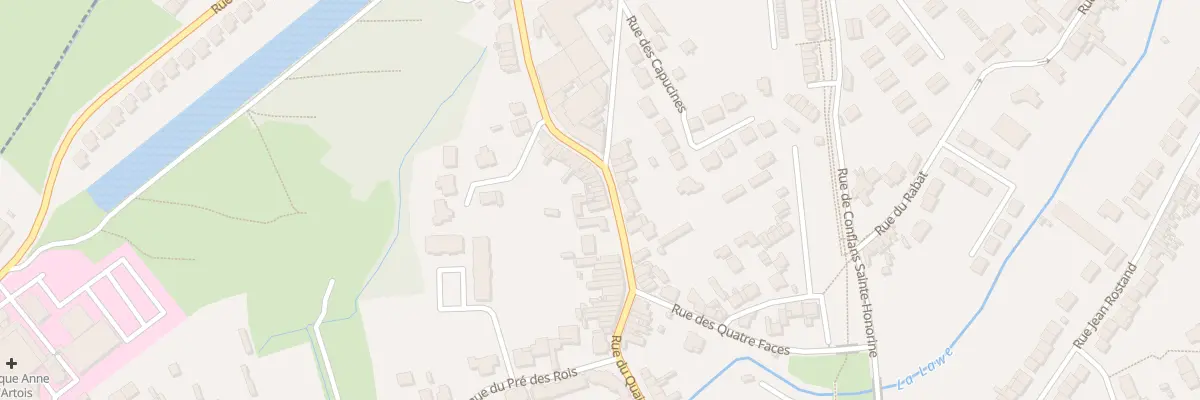 Plan du 231 Rue du Quai de Bruay à Béthune