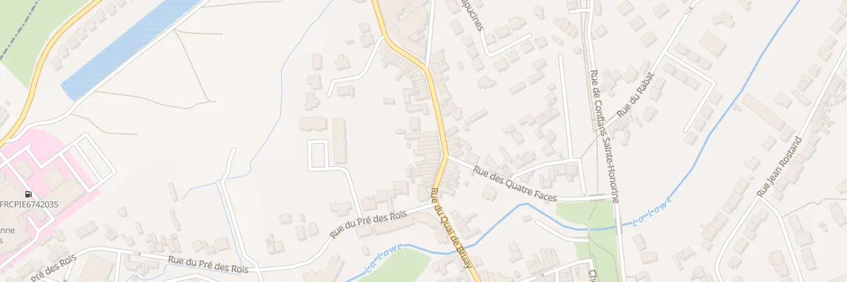 Plan du 177 Rue du Quai de Bruay à Béthune