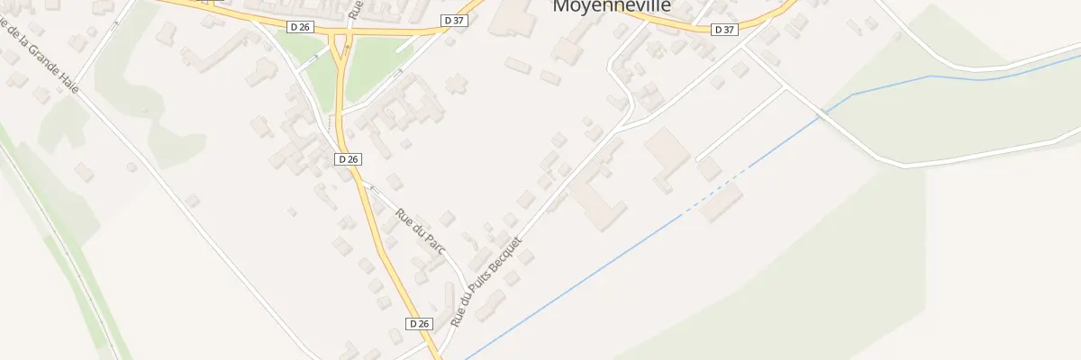Plan du 220 Rue du Puits Becquet à Moyenneville