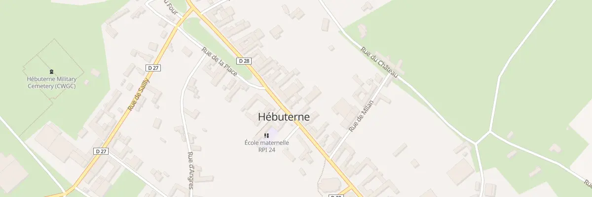Plan du 17 Gr Grand Rue à Hébuterne
