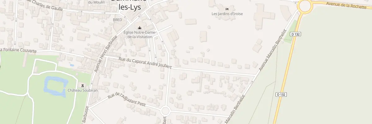 Plan du 215 Rue du Caporal Joubert à Dammarie-les-Lys