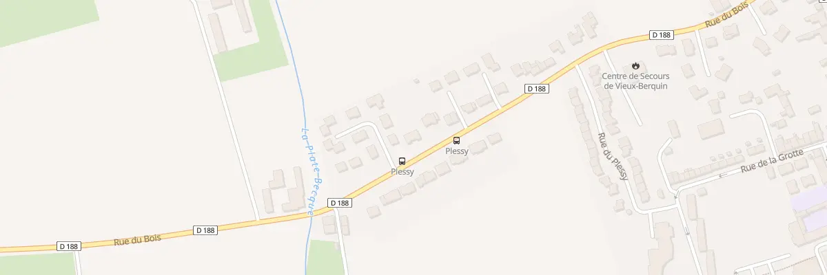 Plan du 488 Rue du Bois à Vieux-Berquin