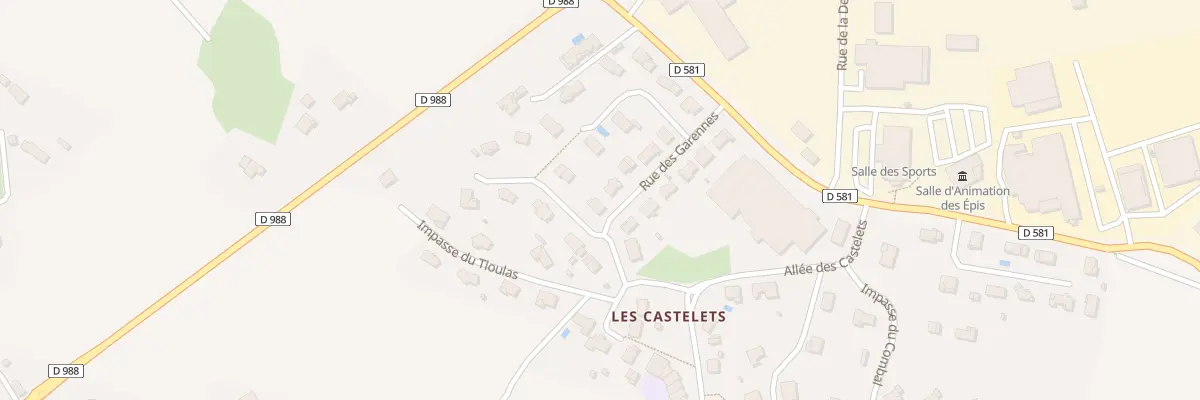 Plan du 5501 Les Castelets à La Loubière