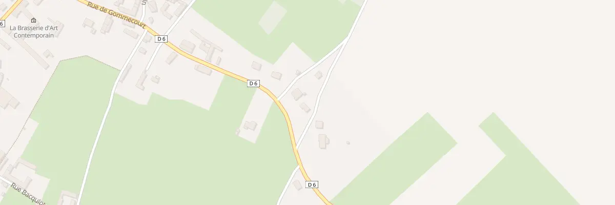 Plan du 25 Rue de Gommecourt à Foncquevillers
