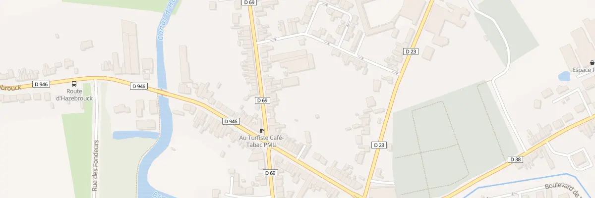Plan du 10 Rue Gambetta à Merville