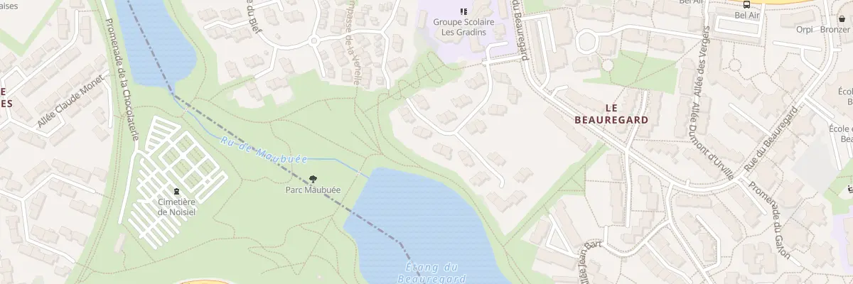 Plan du 24 All du Mascaret à Torcy