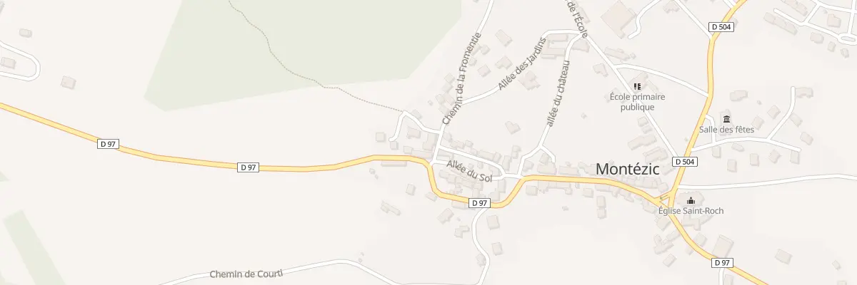 Plan du 3 Che de la Fromentie à Montézic