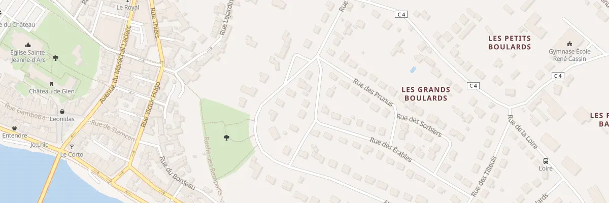 Plan du 27 Rue des Erables à Gien