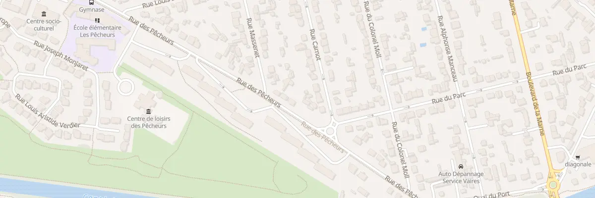 Plan du 24 Rue des Pêcheurs à Vaires-sur-Marne