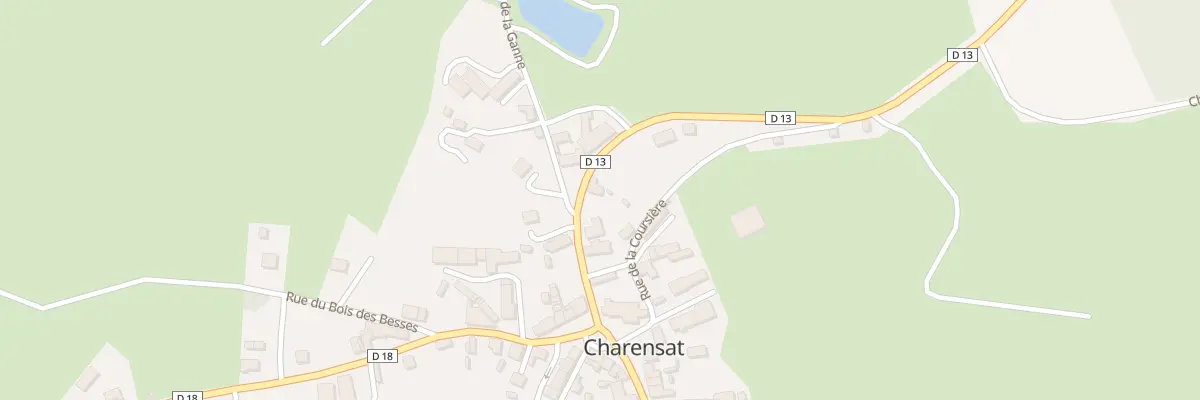 Plan du 5237 Le Bourg à Charensat