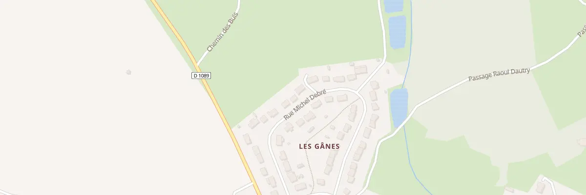 Plan du 408 Rue Michel Debré à Villebret