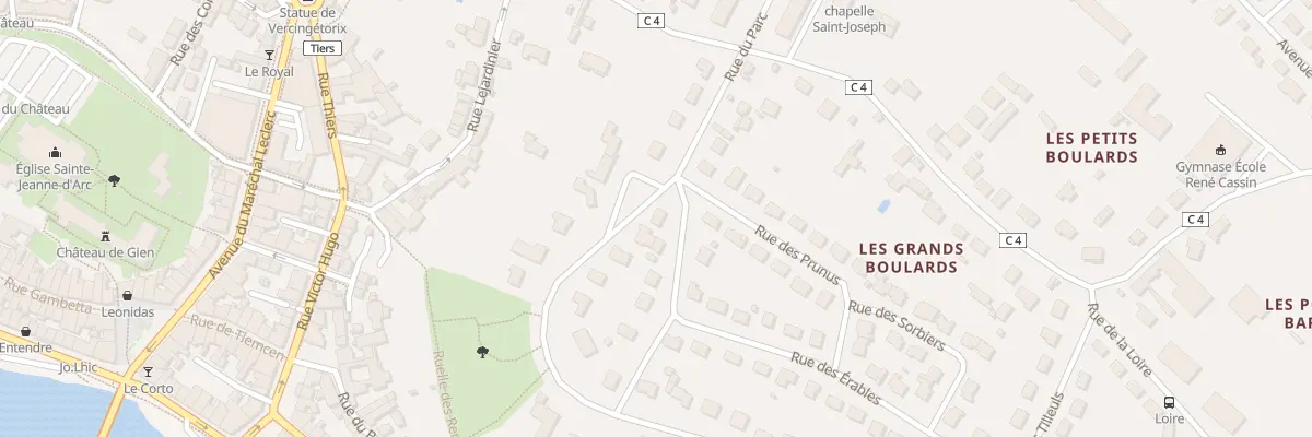 Plan du 31 Rue des Erables à Gien