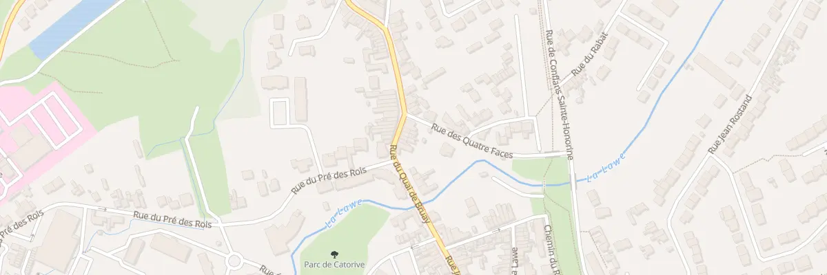 Plan du 140 Rue du Quai de Bruay à Béthune
