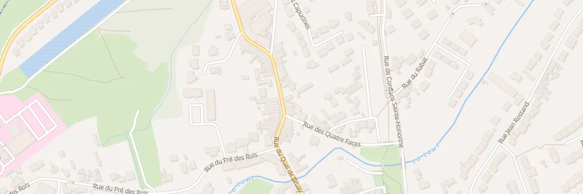 Plan du 184 Rue du Quai de Bruay à Béthune