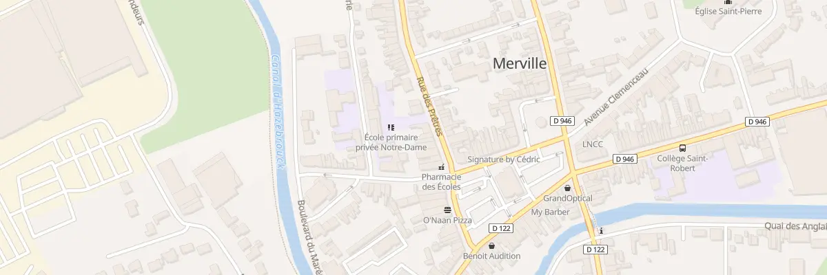 Plan du 9 Rue des Pretres à Merville