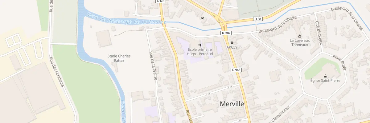 Plan du 54 Rue des Pretres à Merville