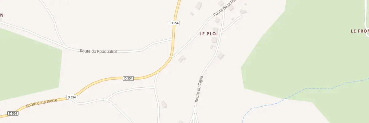 Plan du 5246 Le Plo à Laval-Roquecezière