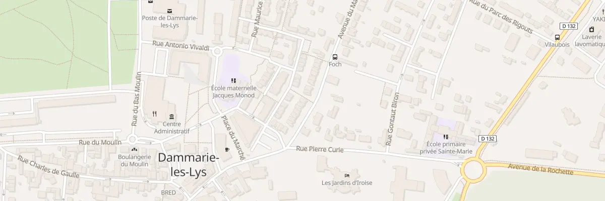 Plan du 760 Av du Maréchal Foch à Dammarie-les-Lys