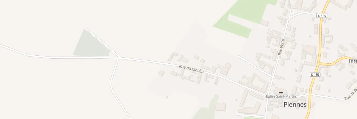 Plan du 16 Rue du Moulin à Piennes-Onvillers