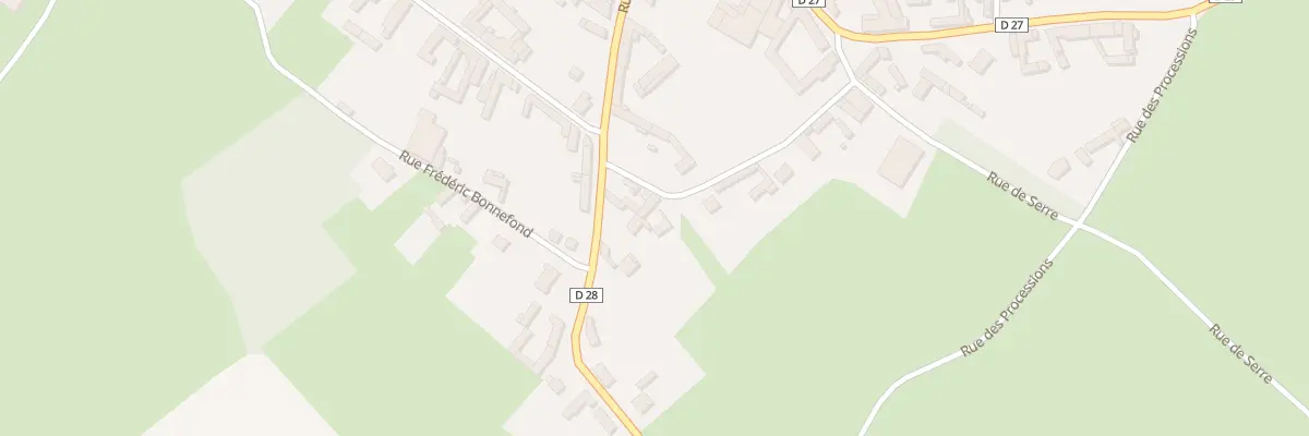 Plan du 5 Rue Coullemont à Hébuterne