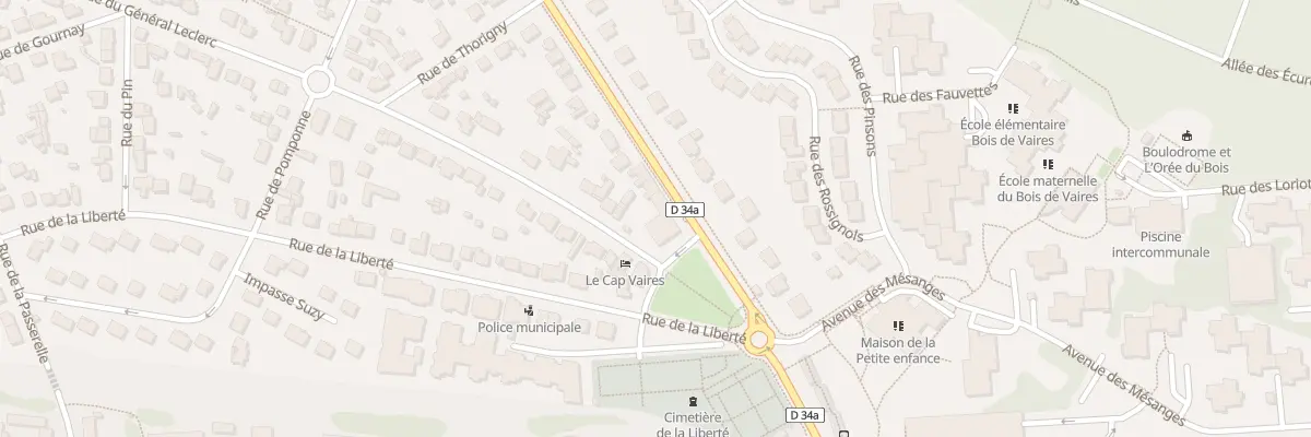Plan du 2 Av du Génèral Leclerc à Vaires-sur-Marne