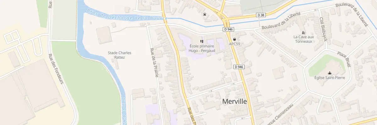 Plan du 48 Rue des Pretres à Merville