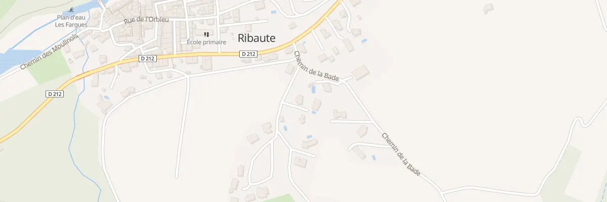 Plan du 11 Barilles à Ribaute