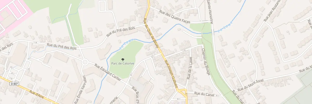 Plan du 15 Rue du Quai de Bruay à Béthune