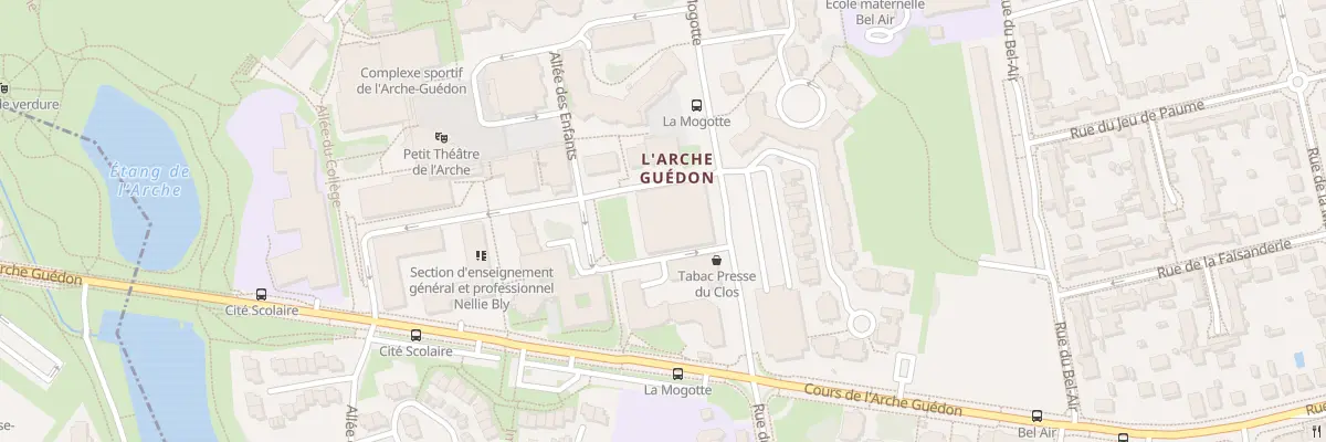Plan du 1 All des Commerces à Torcy