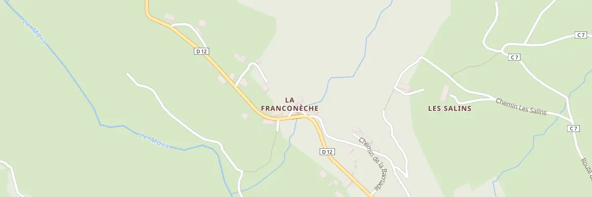 Plan du 5133 La Franconeche au Falgoux