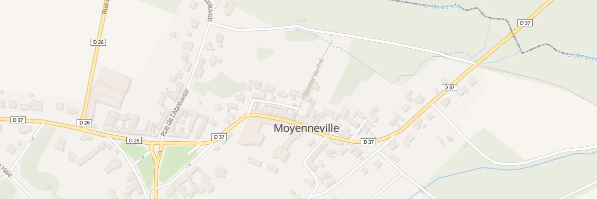 Plan du 71 Rue des Fontaines à Moyenneville