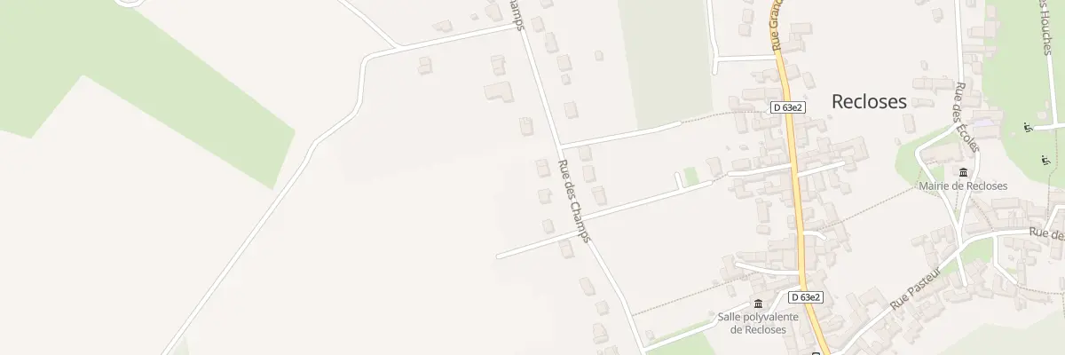 Plan du 23 Rue des Champs à Recloses