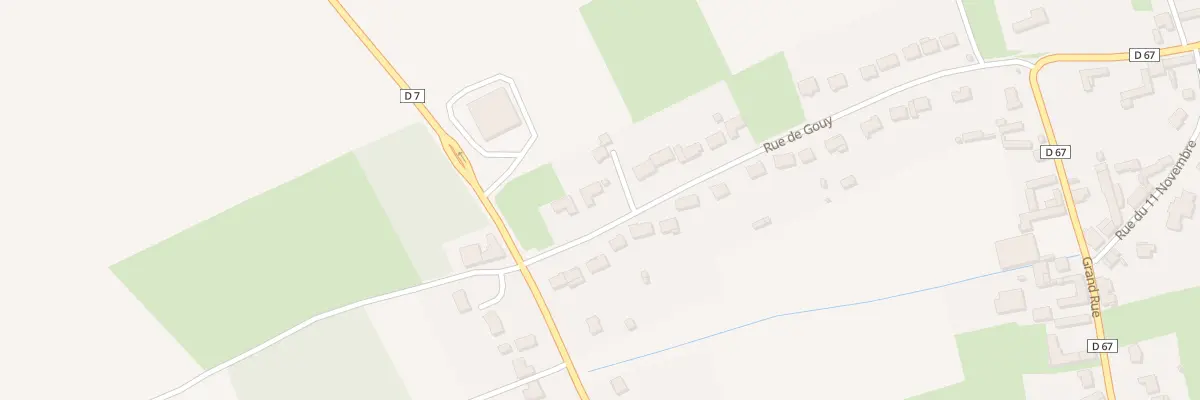 Plan du 30 Rue de Gouy à Simencourt