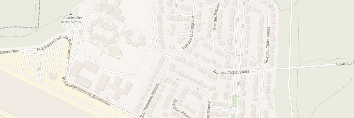 Plan du 2 Rue des Châtaigniers à Roissy-en-Brie