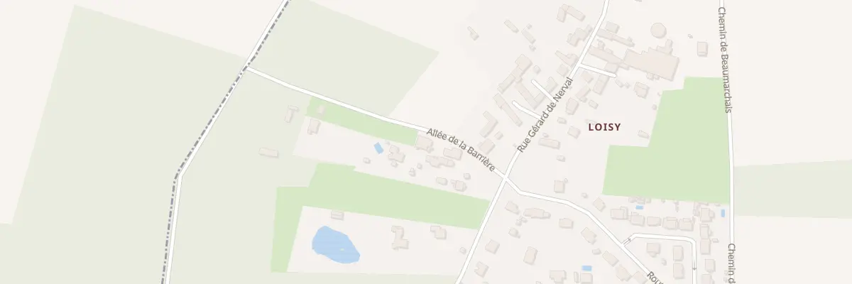 Plan du 5 All de la Barriere (Loisy) à Ver-sur-Launette