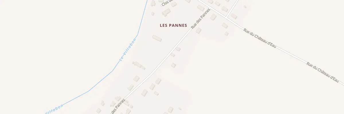 Plan du 32 Rue des Pannes à Farges-en-Septaine