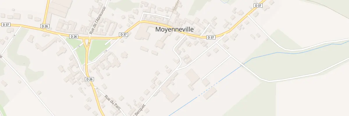 Plan du 74 Rue du Tour de la Chapelle à Moyenneville
