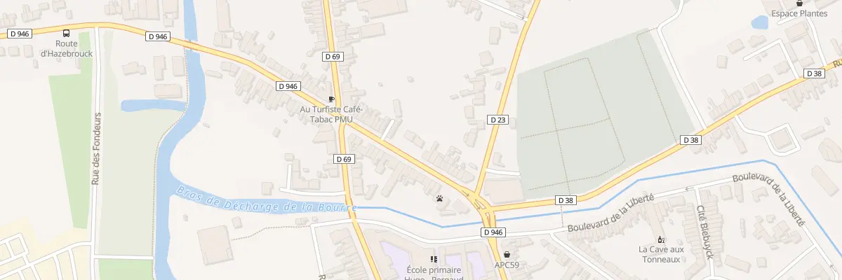 Plan du 20 Rue Faidherbe à Merville
