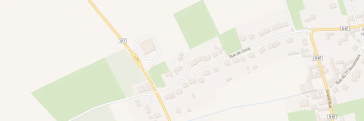 Plan du 28 Rue de Gouy à Simencourt