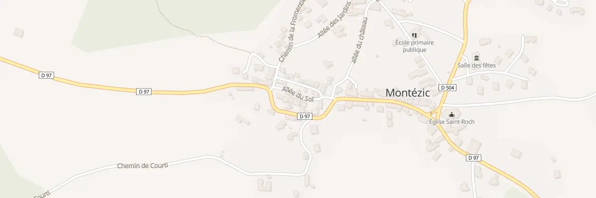 Plan du 3 All du Sol à Montézic