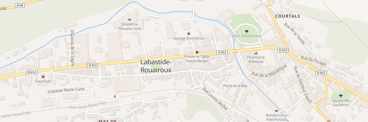 Plan du 58 Bd Carnot à Labastide-Rouairoux