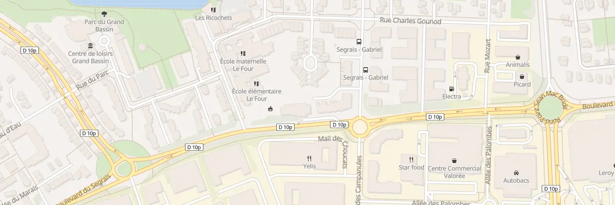 Plan du 21 Bd du Segrais à Lognes