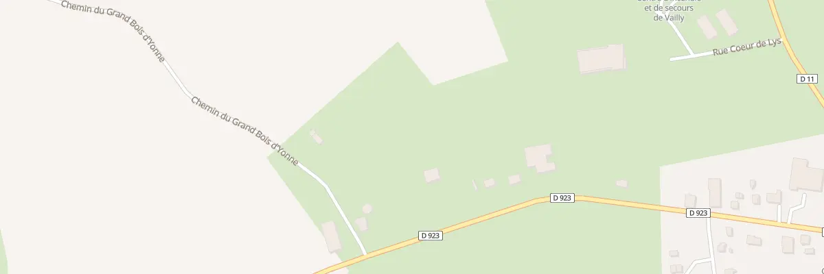 Plan du 28 Rte de Dampierre à Vailly-sur-Sauldre