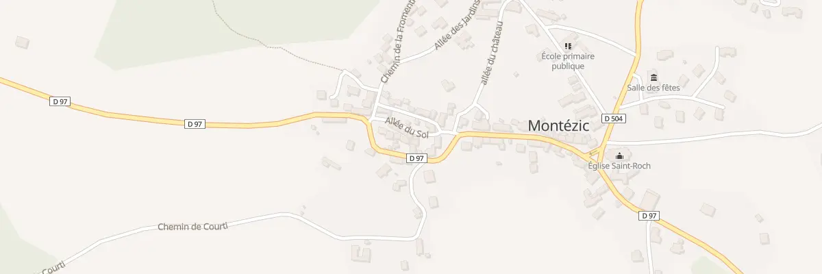 Plan du 1 All du Sol à Montézic