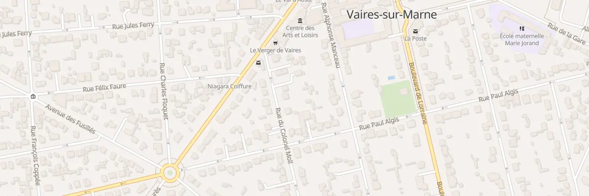 Plan du 11 Rue du Colonel Moll à Vaires-sur-Marne