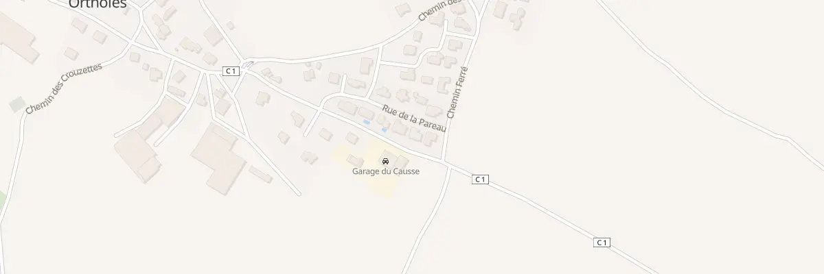 Plan du 5668F Combe de Lauze à La Loubière
