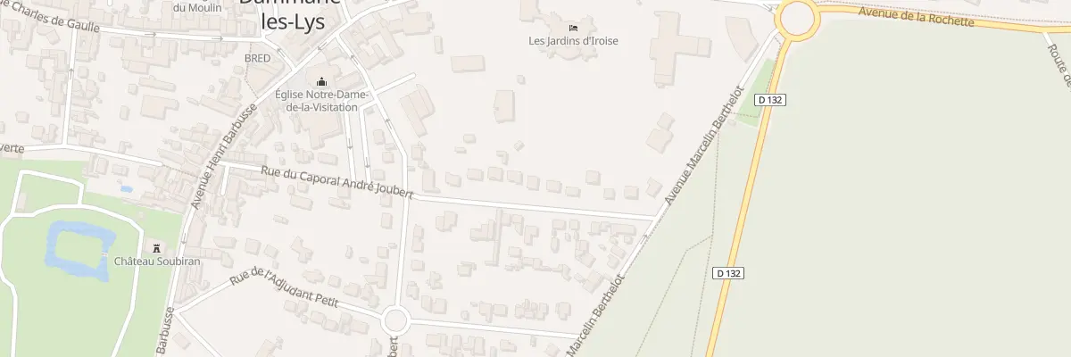 Plan du 283 Rue du Caporal Joubert à Dammarie-les-Lys